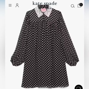 Kate Spade Domino Dot Swing Dress XL (EUC) like new.